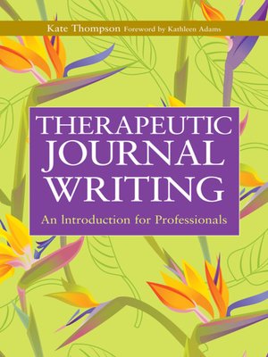 cover image of Therapeutic Journal Writing